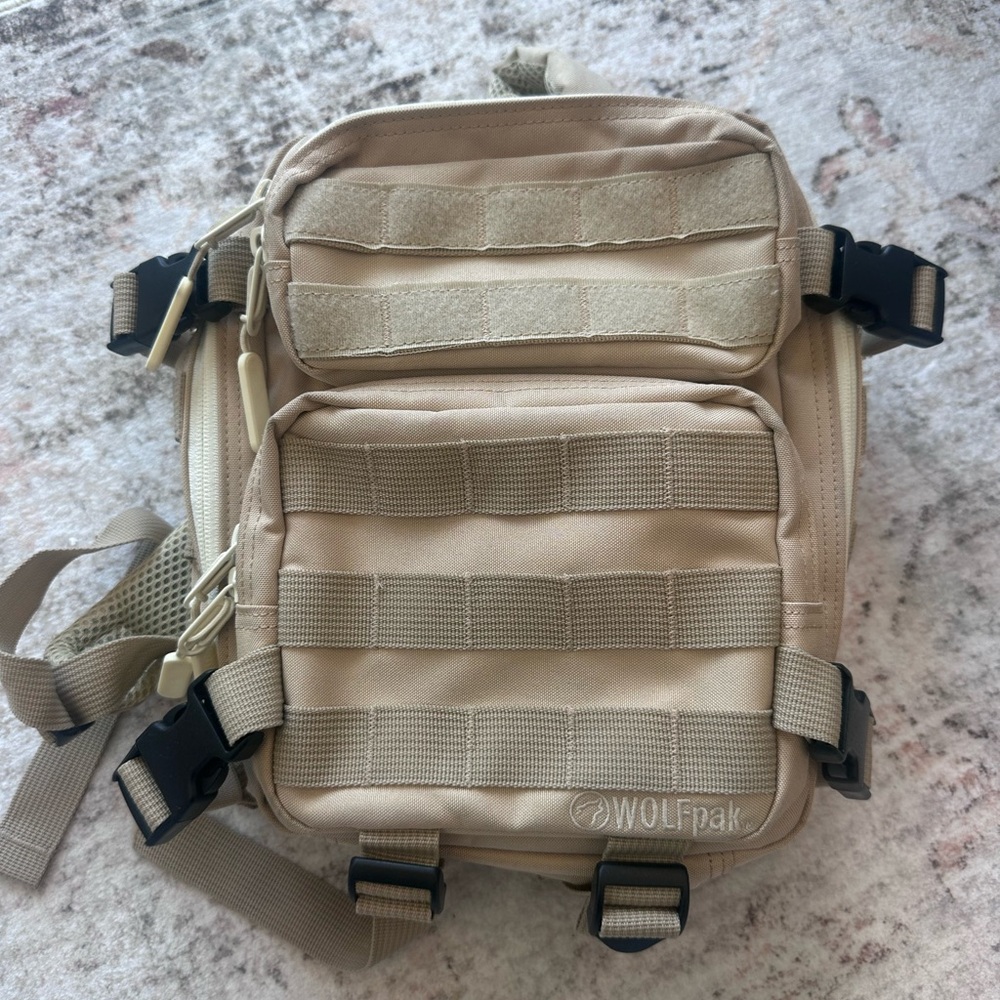 WOLF Beige Tactical Backpack